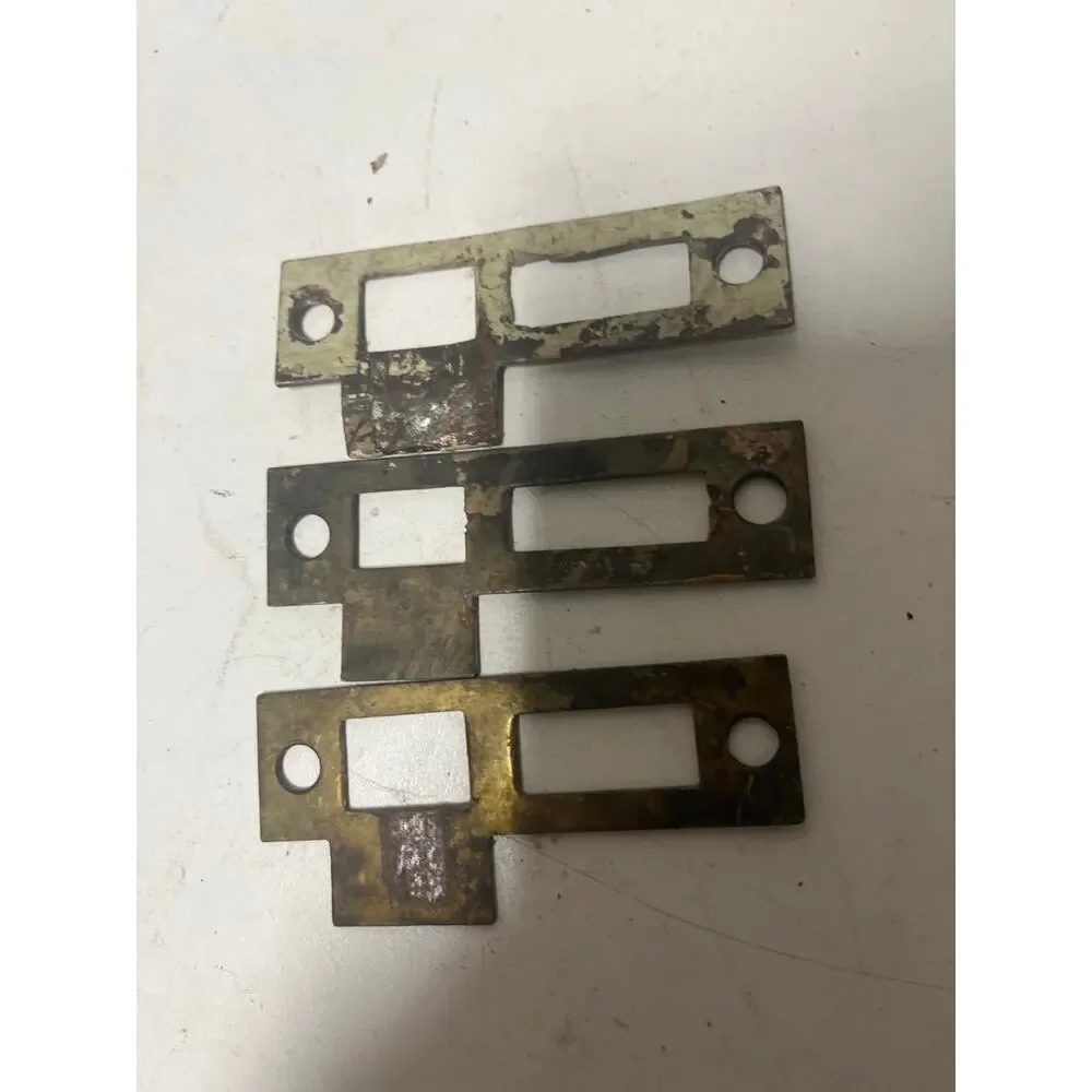Antique/Vintage Style Door Strike Plate, Mortise, Striker, 3-1/4
